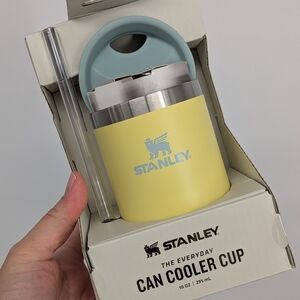 NEW STANLEY Water cup 10 OZ Everyday Can Cooler Yellow Pomelo 🌼